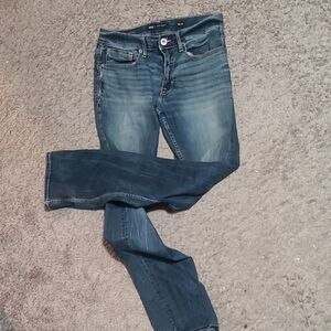 BKE Men's Straight Jeans in Dark Blue